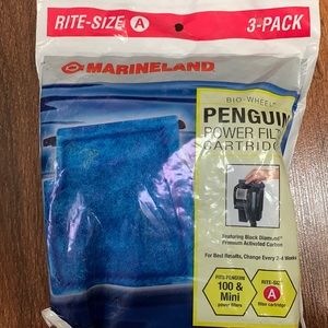 Marineland Penguin Rite-size 3 pack water filters fits 100 and mini filters